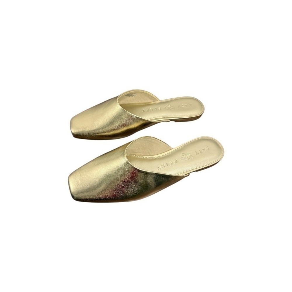 Katy Perry The Evie Mule Champagne Gold 9 NIB